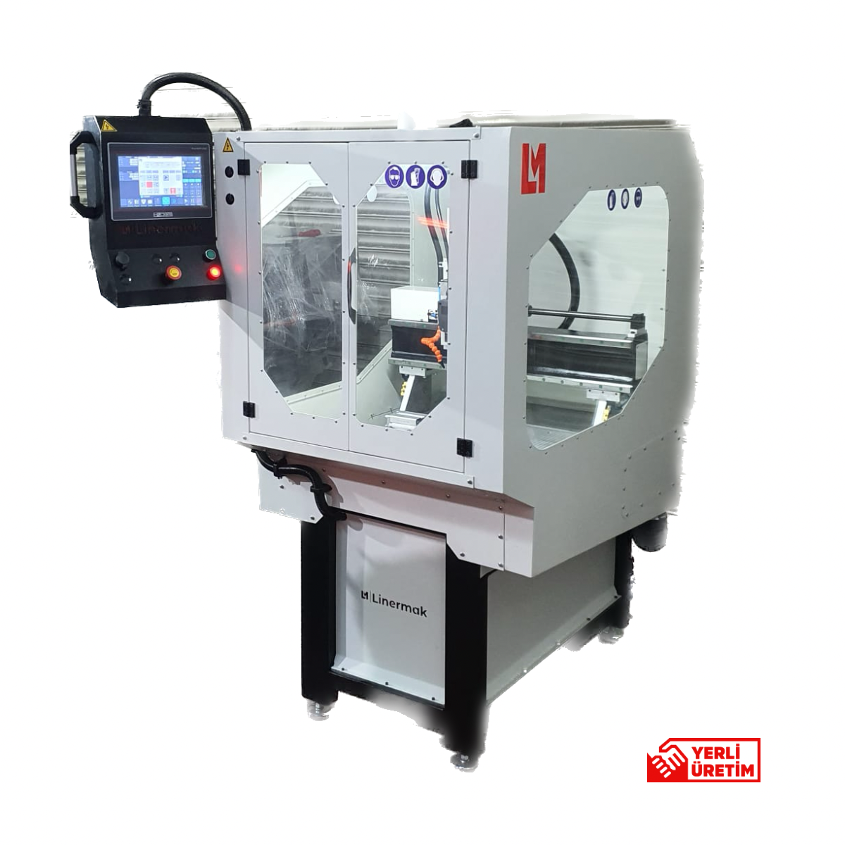 LM-R50C_SR (Kabinli) Servo Mini CNC Router Makinesi